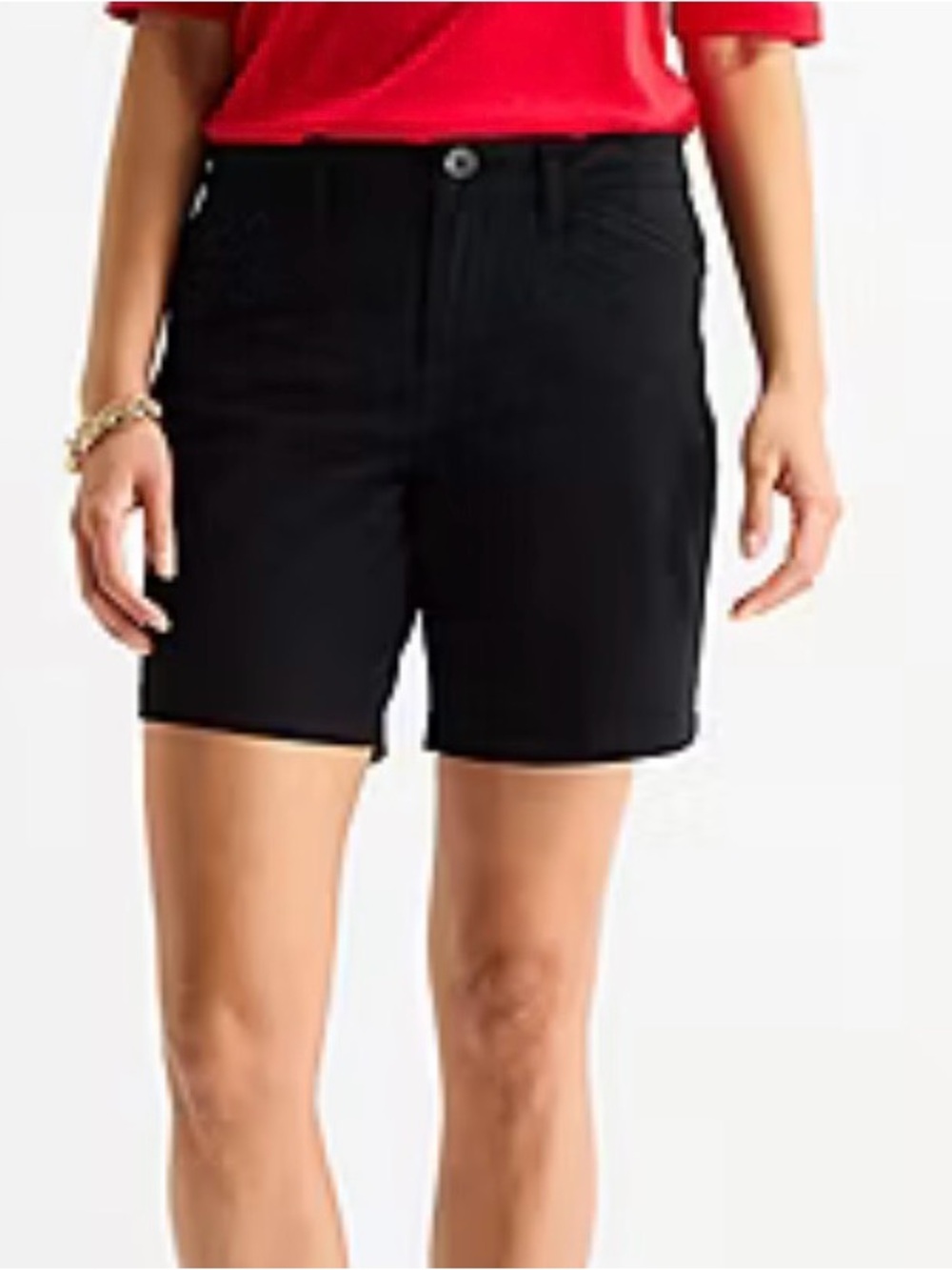 Women's Plus Size St. John's Bay Chino Shorts 26W NWT